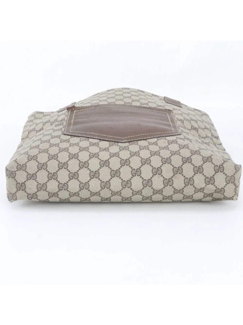 Gucci GG Supreme Sherry Line Leather Tote Shoulder Business Document